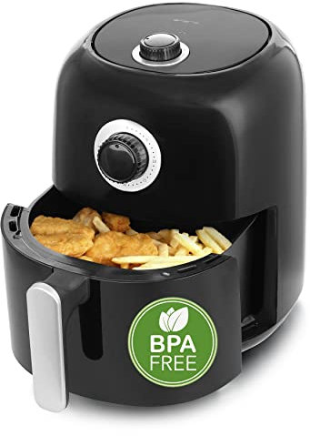 Emerio AF-125770 SmartFryer AirFryer Freidora de aire caliente para freír con aire caliente sin aceite adicional, freír más saludable, 3,0 litros de volumen, tacto fresco, sin BPA, calentamiento
