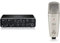 Behringer U-Phoria Umc202Hd Interface De Audio/Midi Usb + C-1 Micrófono De Condensador (De Estudio, Xlr, 100 Ω, 40 Hz 20 Khz), Color Dorado