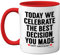 Stuff4 Anniversary Mug for Him Her, Funny Coffee Mug for Men Women, Gifts Girlfriend, Presents Boyfriend, Perfect Anniversary Christmas Valentines Birthday, 11oz Ceramic Red