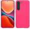 kwmobile Housse Compatible avec Samsung Galaxy S23 Coque - Housse de téléphone Protection Souple en Silicone - Rose Fluo