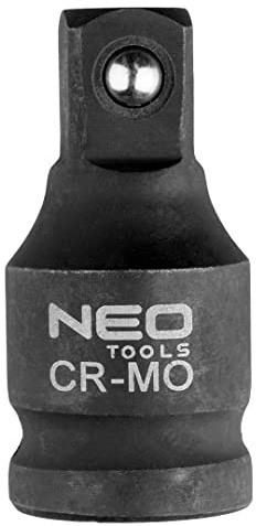 NEO TOOLS Schlagverlängerung, Verlängerung für Werkzeuge mit Schlagwerk, Auswirkung Erweiterungen, Cr-Mo-Stahl, Größe 1/2 50 mm, 75 mm, 125 mm, korrosions-, zug- und hitzefest (50 mm)