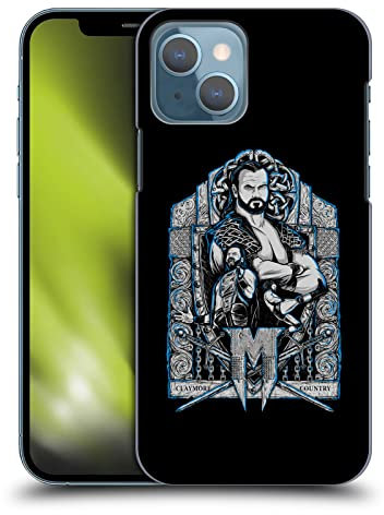 Head Case Designs Offizielle WWE Drew McIntyre Poster Kunst D. McIntyre Grafiken Harte Rueckseiten Handyhülle Hülle Huelle kompatibel mit Apple iPhone 13