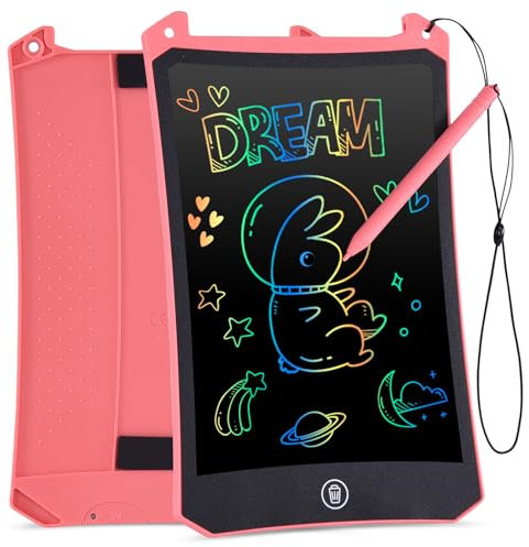 Geschenk Mädchen 3 4 5 6 7 8 9 Jahre,Adventskalender Füllung Kinder Weihnachtsgeschenke Spielzeug LCD Schreibtafel 8,5 Zoll Maltafel Zaubertafel Spiele