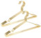30 Stück Kleiderbügel Gold 40cm Robuster Kleiderbügel Metall Haltbarer Kleiderbügel Platzsparende mit Rutschfester Nut, Kleiderbügel Draht für T-Shirt, Hemd, Jacke