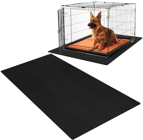 Drydiet PVC-Bodenschutzmatte für Haustierkäfige, 81,3 x 127 cm, XXL, waschbar, Bodenbelag, wiederverwendbar, wasserdicht, rutschfest, für Haustiere