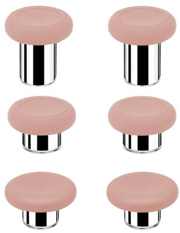 Elite Series 2 Thumbsticks – 6-in-1 magnetische Joysticks für Xbox Elite Controller Serie 2 Core (Modell 1797), Zubehör-Ersatz im Lieferumfang enthalten, 2 hoch, 2 Standard, 2 Classic (zartes Rosa)