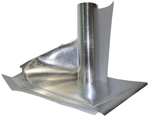 TROCELLEN Kit 4 wärmereflektierende Paneele für Heizkörper [70 x 100 cm, Dicke 3 mm] wärmereflektierende Paneele für Heizkörper. Thermopaneel mit reflektierender Folie