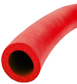 Rohrisolierung 25/32/40/50/63/76mm Innendurchmesser X 200cm Isolierung Für Heizungsrohre Hitzebewahrung HVAC-Außenklimaanlagen Rot & Blau Isolierschlauch(Rot,ID: 40mm)