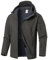 WINKEEY Veste Homme Coupe Vent Blousons Homme Camouflage Veste Manteau Homme Automne Hiver imperméable Veste de Pluie(XL,Gris)