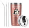 Livole Geschenke für Sie, Paare, Frau, Freundin, Valentinstag, Jahrestag Geschenk für Sie, Lustige Pinguin Tasse, valentinsgeschenke für Frauen - Du bist mein Pinguin - 600ml 20oz Kaffeebecher to go