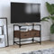 Xichuzi Mueble TV Cristal y Madera ingeniería marrón Roble 60x35x51 cm, Mesa TV, Mueble TV Salon, Mueble Television, Mesa Television, Muebles De Salon, Mesa Salón TV - 846058