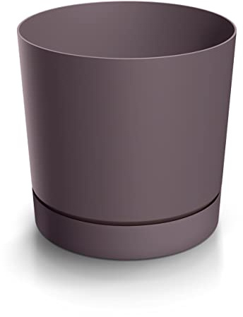 Pot de fleurs Ø 29 cm, hauteur 28 cm | Pot de fleurs au design élégant en plastique durable, résistant aux intempéries et aux UV | Cache-pot pour une décoration de jardin et d’intérieur élégante |
