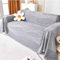 Großer Sofaüberwurf mit Quasten, rutschfest, extra groß, für 4-Sitzer-Sofa, Couch, Sessel und Bett, 180 x 400 cm (#242)