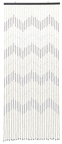 CUMELLIIR Bambusvorhang Türvorhang 90x220cm, Holzperlenvorhang 31 Strängen Fliegenvorhang Bambus, Bambusvorhang Balkontür für Türen Outdoor Wohnzimmer Flur