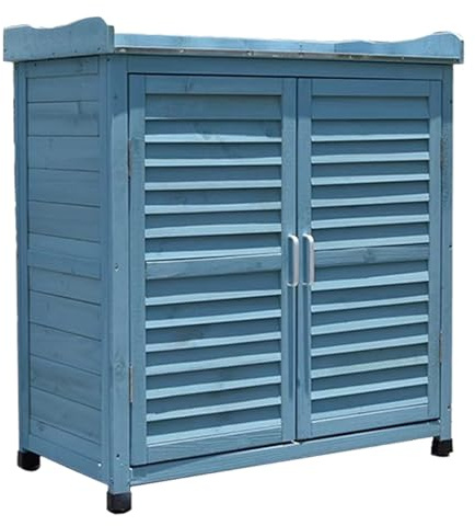 Gartenschrank Aus Holz Wasserdichter Gartenschrank Werkzeugkasten Für Den Außenbereich Lagerregal Für Kleinigkeiten Auf Dem Balkon