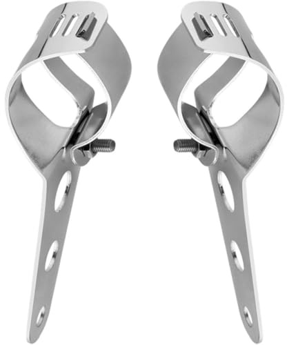 Brxmpn 35-48mm Motorcycle Headlight Mount Bracket Fork Ear Turn Clamps Chopper Headlamp Holder Clamp for Motorcycle Chopper Cafe Racer