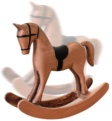 Générique -Statue – Andenken aus Holz, Schaukel-Schreibtisch, Figur für Bücherregal, Esstisch, Schlafzimmer, Nachttisch,