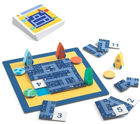 Djeco Spielzeug - Sologic Rocket Track Raumfahrtbahn für Kinder