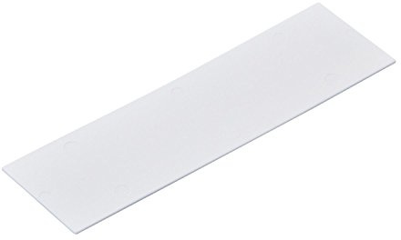GLUSKE Verglasungsklotz GL-SV 100 x 20 x 1 mm, aus Kunststoff weiß, 1000 Stück | Unterlegkeile - Distanzplättchen