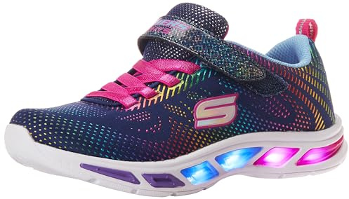 Skechers SLIGHTS Litebeams Calzature Sportive Ragazza Bambina Blu 21 EU