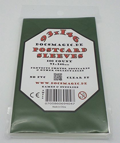 docsmagic.de 100 Postcard Sleeves 93 x 146 - Postkarten-Hüllen - Foto