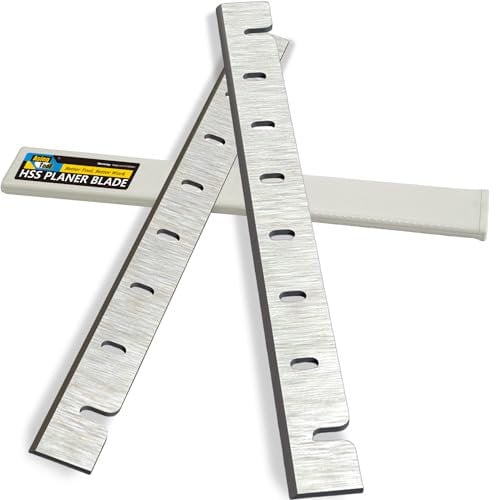 Planer Blades Knives HSS for DeWalt DW733 DW7332 Thickness Planers with 12.5 Inches Replacement Heat Treated 1 Set (2 pcs)