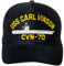 Artisan Owl USS Carl Vinson CVN-70 Supercarrier Emblem Aufnäher, Marineblau