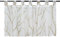 HeichkelL Voile Transparent Scheibengardine Modern Schlaufen Kurzstore Bedruckt 》Baumzweige《 Küchegardine Weiß#2 HxB 60x140 cm