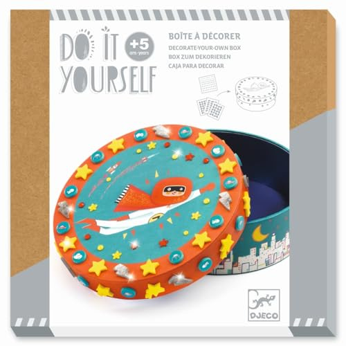 Djeco- DIY Box zur Dekoration Super Schatzkisten (DJ07907)