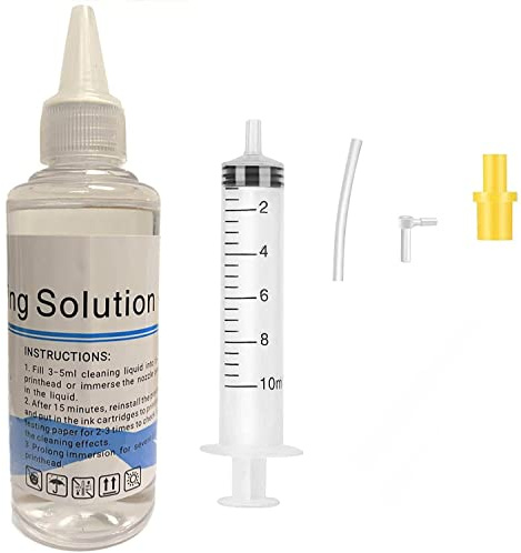 Universal Printer Cleaning Kit Unblock Print Head Nozzles Cleaner Flush