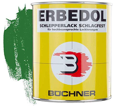 Schlepperlack | SMARAGD-GRÜN | RAL 6001 | 0,75 l | restaurieren | Traktor | lackieren | Farbe | Trecker | Frontlader | Lack | Lackierung | Farbton | schnelltrocknend | deckend