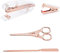 nbeads Rose Gold Office Stationäres Kit, 4 Typen Hefterentferner Schere Brieföffner Und Hefter Bürobedarf Schreibtischzubehör