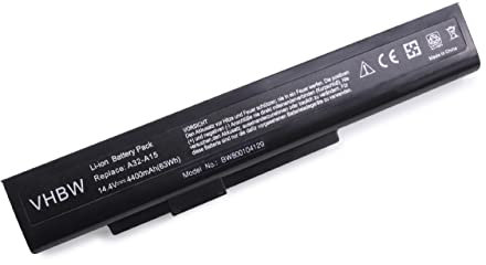 vhbw 1x Akku kompatibel mit Medion Erazer MD97768, MD97744, MD97886, MD97874, MD97958, MD97889 Notebook (4400 mAh, 14,4 V, Li-Ion)
