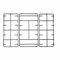 COMPATIBILI CON Griglie Franke per cucina piano cottura 5 fuochi a gas Smaltate in Raf. Smalto Grezzo Resistente ad Alte Temperature Complete di Gommini FHM 705-133.0053.742-133.0053.743 - P1573/