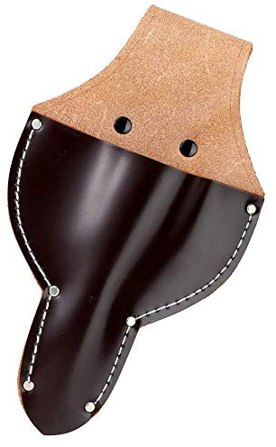 Wazakura Scherenetui aus Echtleder, Braun, für Bonsaischeren, Made in Japan | Japanisches Etui aus echtem Leder für Bonsaischeren, schützt Klingen und Spitzen