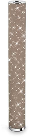 BRILONER - LED Stehlampe mit Sternenhimmel, inkl. Fußtaster, warmweiße Lichtfarbe, Leselampe, Wohnzimmerlampe, Schlafzimmer Deko, Deckenfluter, Stehleuchte, 103,5x13 cm, Stehleuchte Taupe