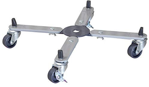 WAGNER Pflanzenroller Sun City Basic 32-46 x 6 cm Nutzfläche, stufenlos ausziehbar I Pflanzenroller für Außenbereich + Innenbereich I Kübelroller mit 2 Feststellern I Tragkraft 100 kg - 64-0827