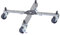 WAGNER Pflanzenroller Sun City Basic 32-46 x 6 cm Nutzfläche, stufenlos ausziehbar I Pflanzenroller für Außenbereich + Innenbereich I Kübelroller mit 2 Feststellern I Tragkraft 100 kg - 64-0827