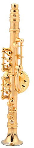 Mini-Klarinetten-Brosche, kein Ausbleichen, verschleißfest, kompakte Größe, Musikinstrument-Anstecknadel für Weihnachtsfeier und Bankett Sammlerstücke