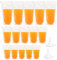 15 Pcs Drink Pouches for Festivals, Clear Juice Pouch Bags, Reusable Plastic Liquor Pouches with 2 Pcs Funnel for Party Picnic Travel Beverage (200ml, 350ml, 500ml)