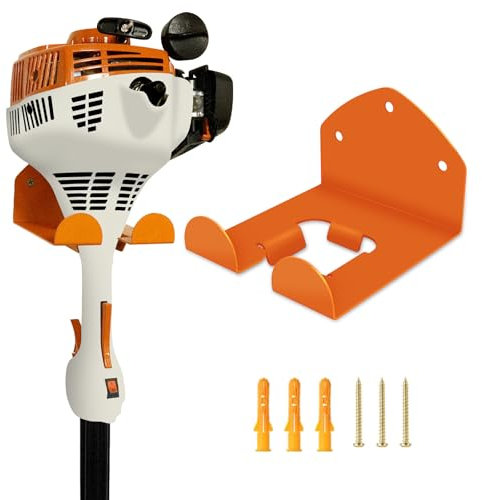 FLEXI RODS Garage Storage Garage Organizer Trimmer Rack Garden Power Tool Hanger for Grass Trimmer, Hedge Trimmer, Garage Wall, Garage Trimmer, Garden Tools, 1 Pack