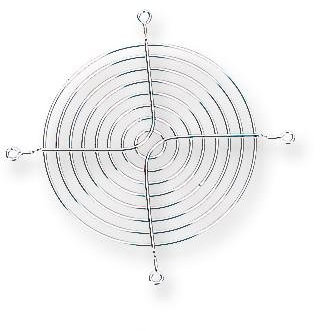 Fan Finger Guard, Metal, 60MM, Silver, Axial Cooling Fan Finger Guard/Grill, Qty.1 | MCSC100-W25
