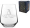 Personalised Engraved Allegra 15.5oz Tumbler with Initial and Name Design, Personalise with Any Name and Initial for Any Occasion, Gift Box Included, Laser Engraved