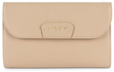 Lancaster Dune Back to Back Organizer Wallet Beigefonce
