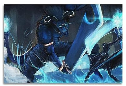 VZRSQZK Anime Sword Art Online Poster, dekoratives Gemälde, Leinwand, Wandposter und Kunstdruck, modernes Familienschlafzimmer-Dekor-Poster, 20 x 30 cm
