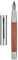 Hongdian 1866 Fountain Pen, Iridium Fine Soft Nib Chinese Knot Carving, Retro Design Bubinga Wood Pen Barrel with Metal Box Set, Silver