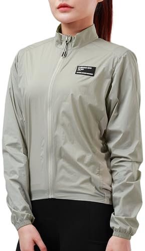 INBIKE Fahrradjacke für Herren und Damen, winddicht, leicht, Lauf-Windbreaker, atmungsaktiv, schnell trocknend, reflektierend