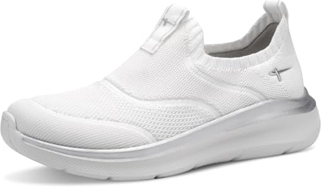 Tamaris Comfort baskets Slip On femme à enfiler vegan, White, 37 EU
