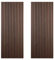 DecorAndDecor Acoustic Slat Wood Wall Panel and Ceiling Panelling Decorative 3D MDF 240 x 60 - Smoked Oak - 2 Pack