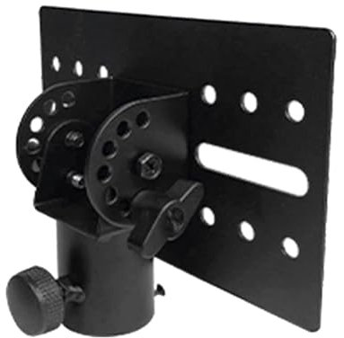 EXMDLLY Adaptateur de support pour haut-parleur DJ pivotant avec support en métal 35 mm pour trépied bouchon supérieur adaptateur support pour haut-parleur DJ pivotant